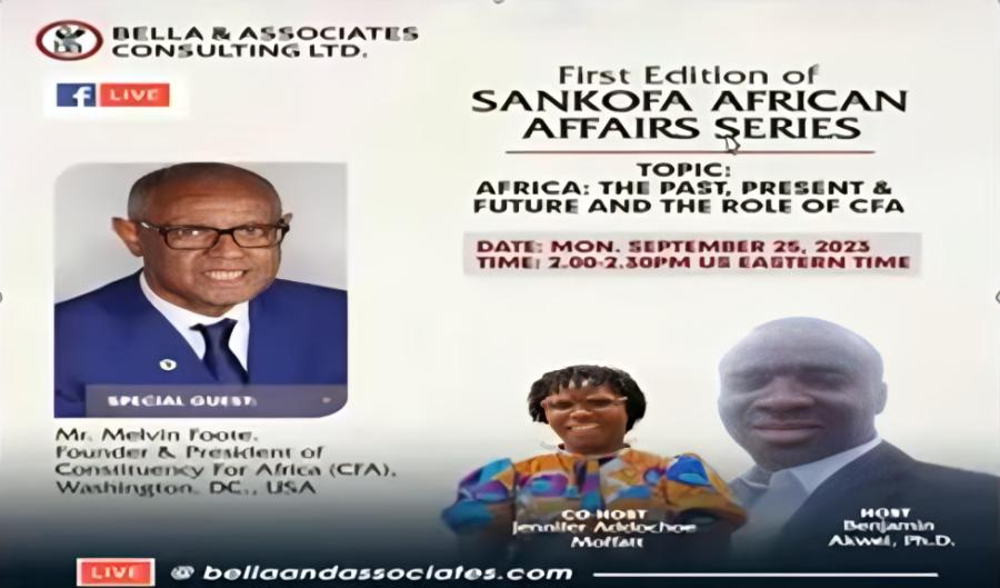 AFRICA: THE PAST, PRESENT & FUTURE AND THE ROLE OF CFA
